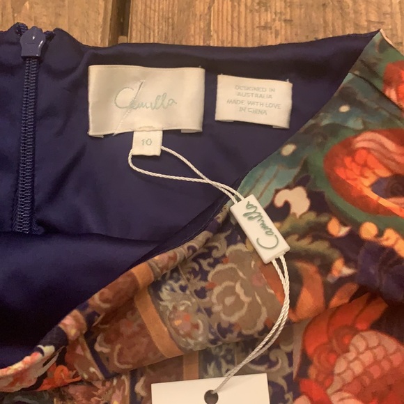 Camilla RARE Phoenix Rise Pleated Skirt Small - Picture 13 of 13